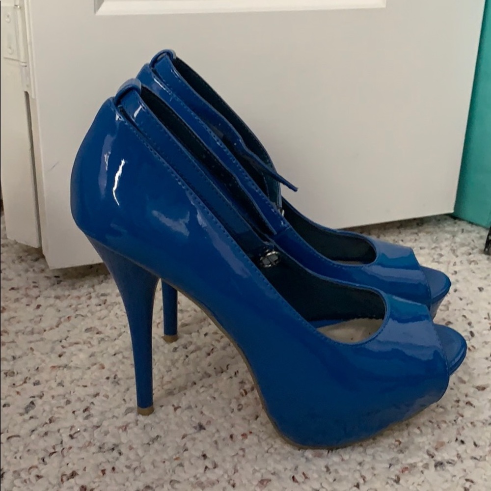 Blue heels